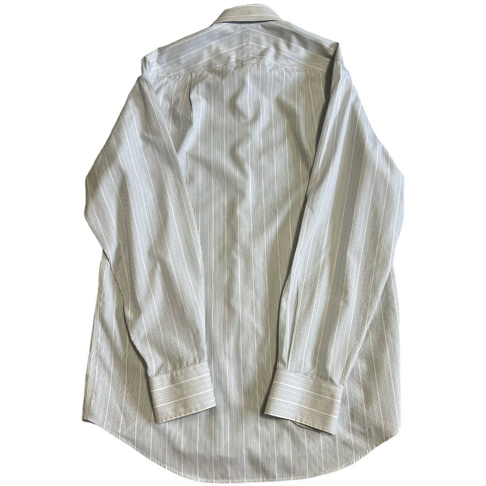 Charles Tyrwhitt White Pin Stripe Button Down, Size 15/35 - Picture 2 of 4